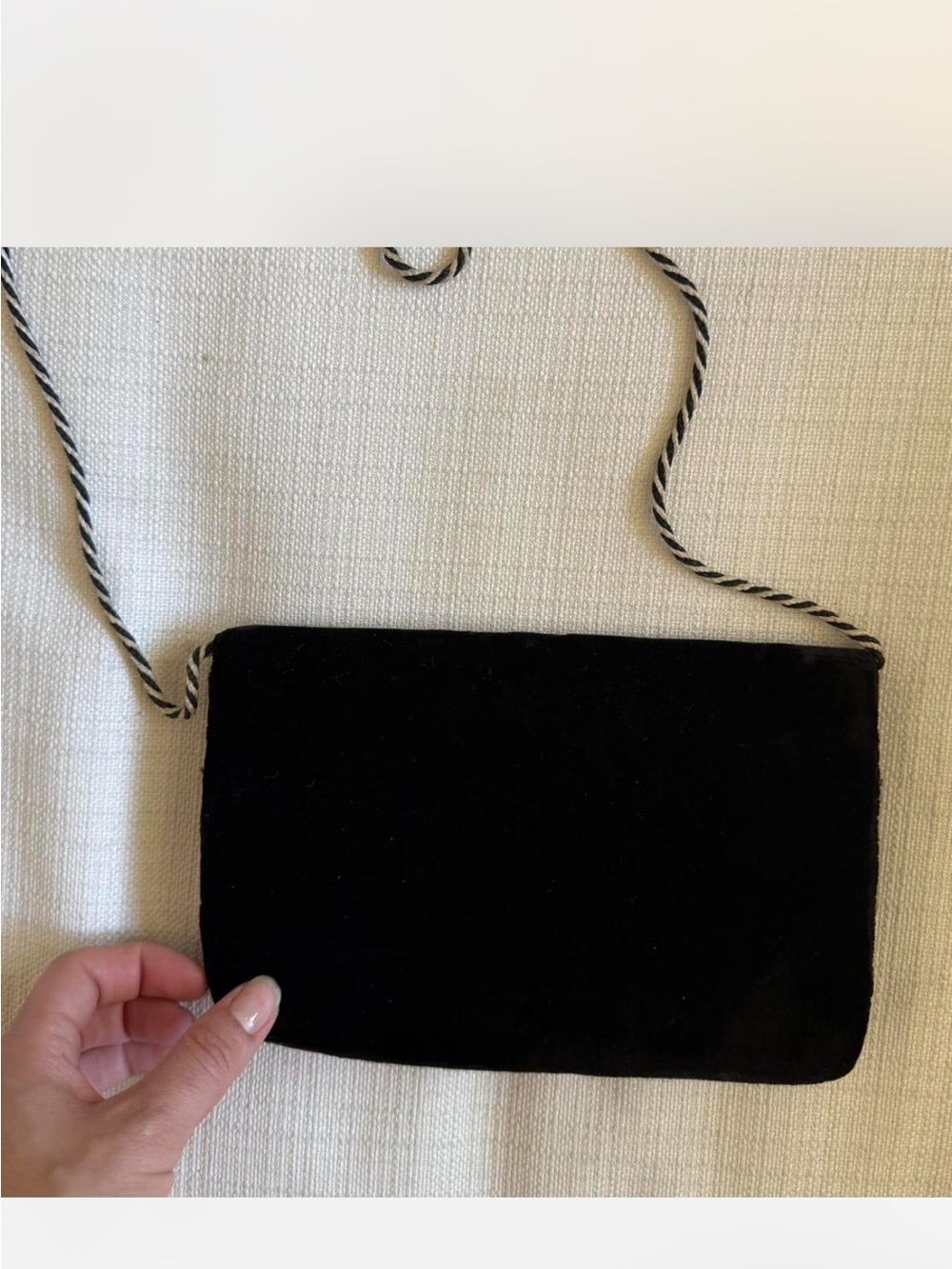 Vintage Black Beaded Peacock Evening Bag - Picture 2 of 4